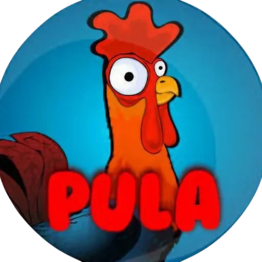 Manok Na Pula rooster mascot icon